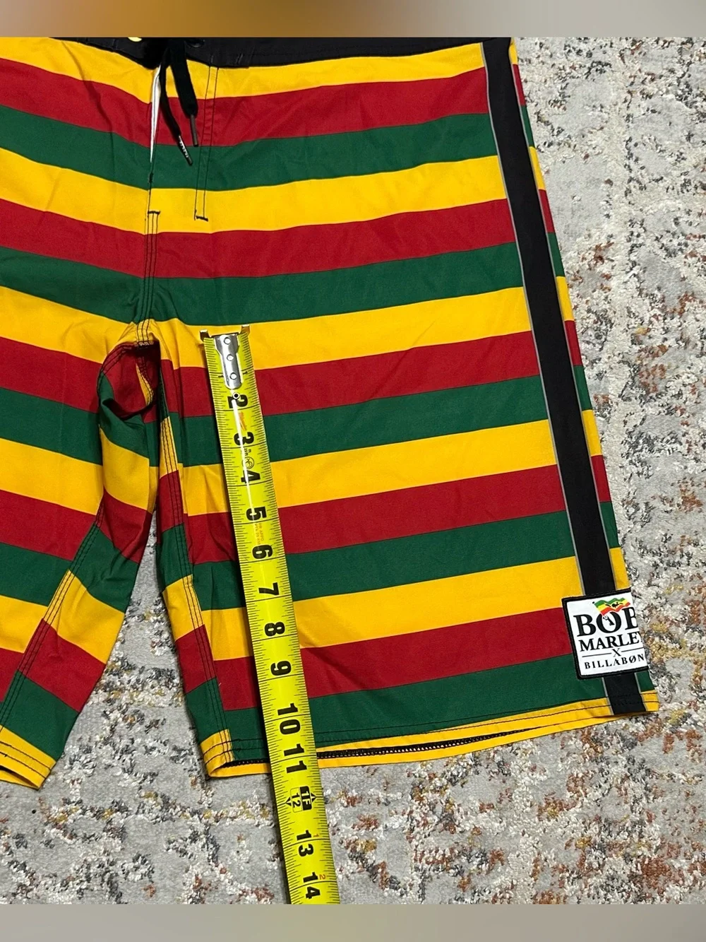 Billabong x Bob Marley Exodus collaboration board shorts size 34